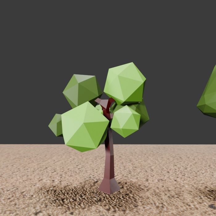 LowPoly Forest  Full Pack - Game Ready Asset Low-poly 3D model_8