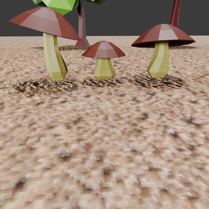 LowPoly Forest  Full Pack - Game Ready Asset Low-poly 3D model_5