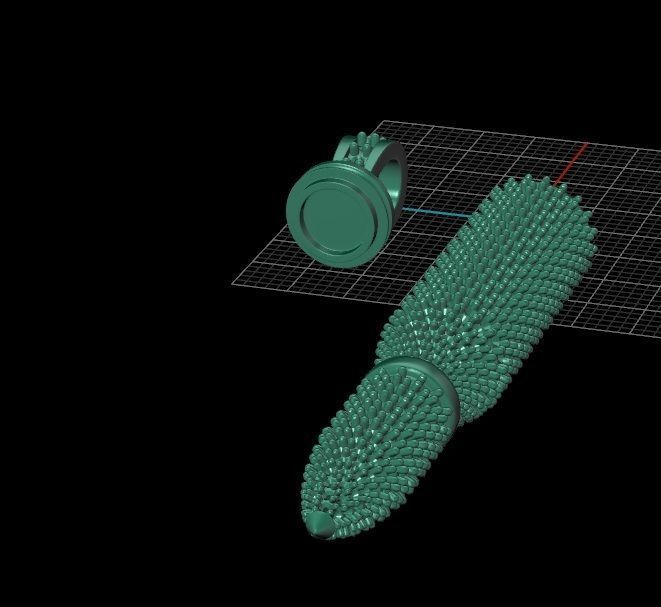 Bullet pendant 38 3D print model_6