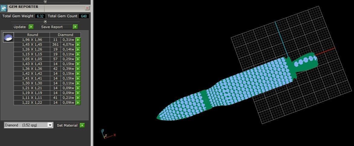 Bullet pendant 38 3D print model_9