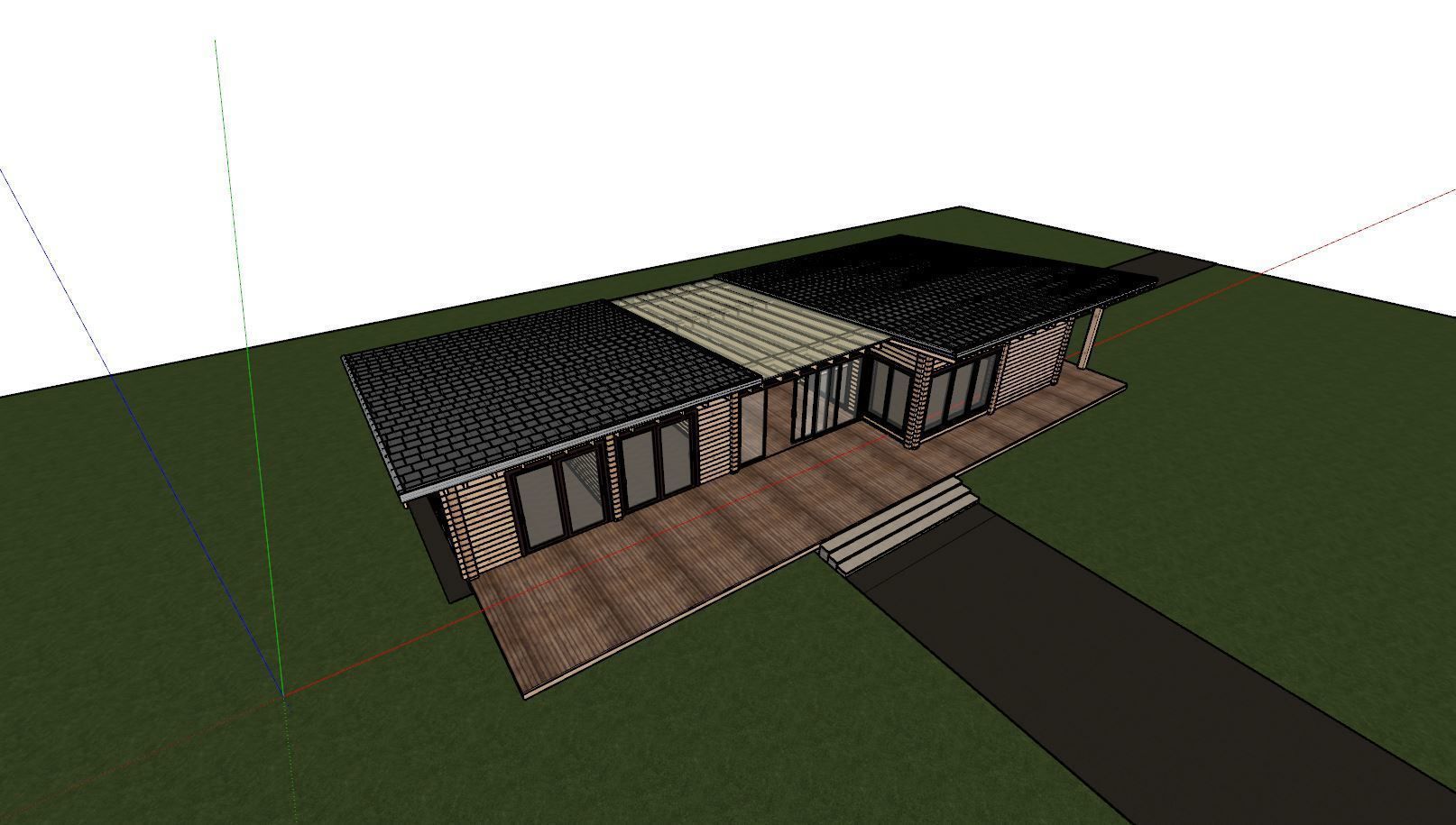 3D model of a wooden house 3D model_14