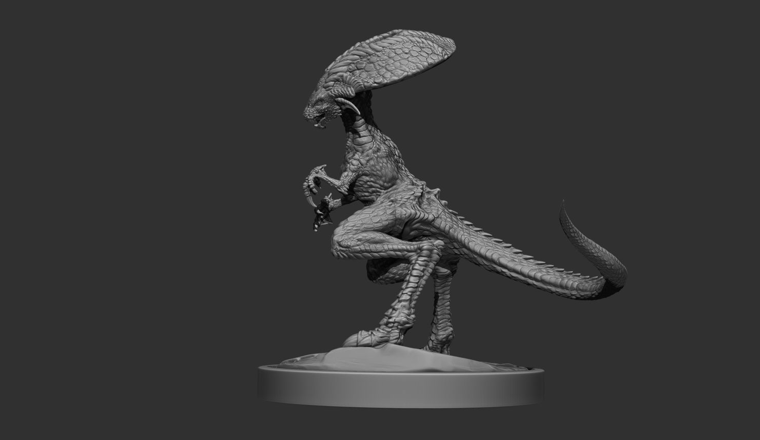 Fantasy creature 3D print model_2