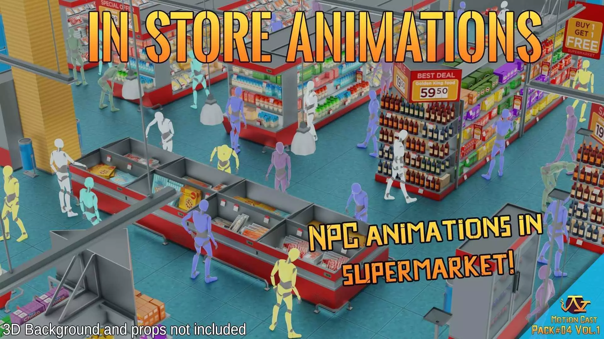 In Store animations - Motion Cast04 Vol1 3D model