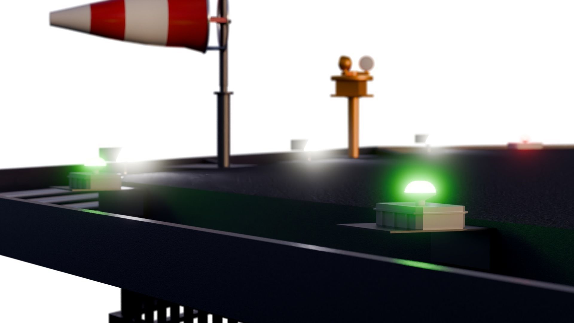 Octagonal Helipad 3D model_5