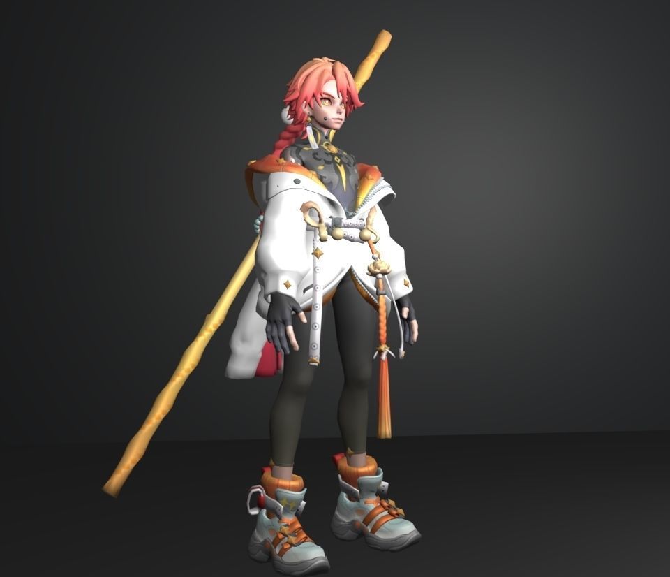 tang xuan 3D model_3