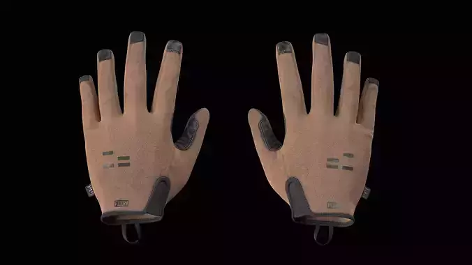 3D model Ferro X PIG FDT Delta FR Glove VR / AR / low-poly