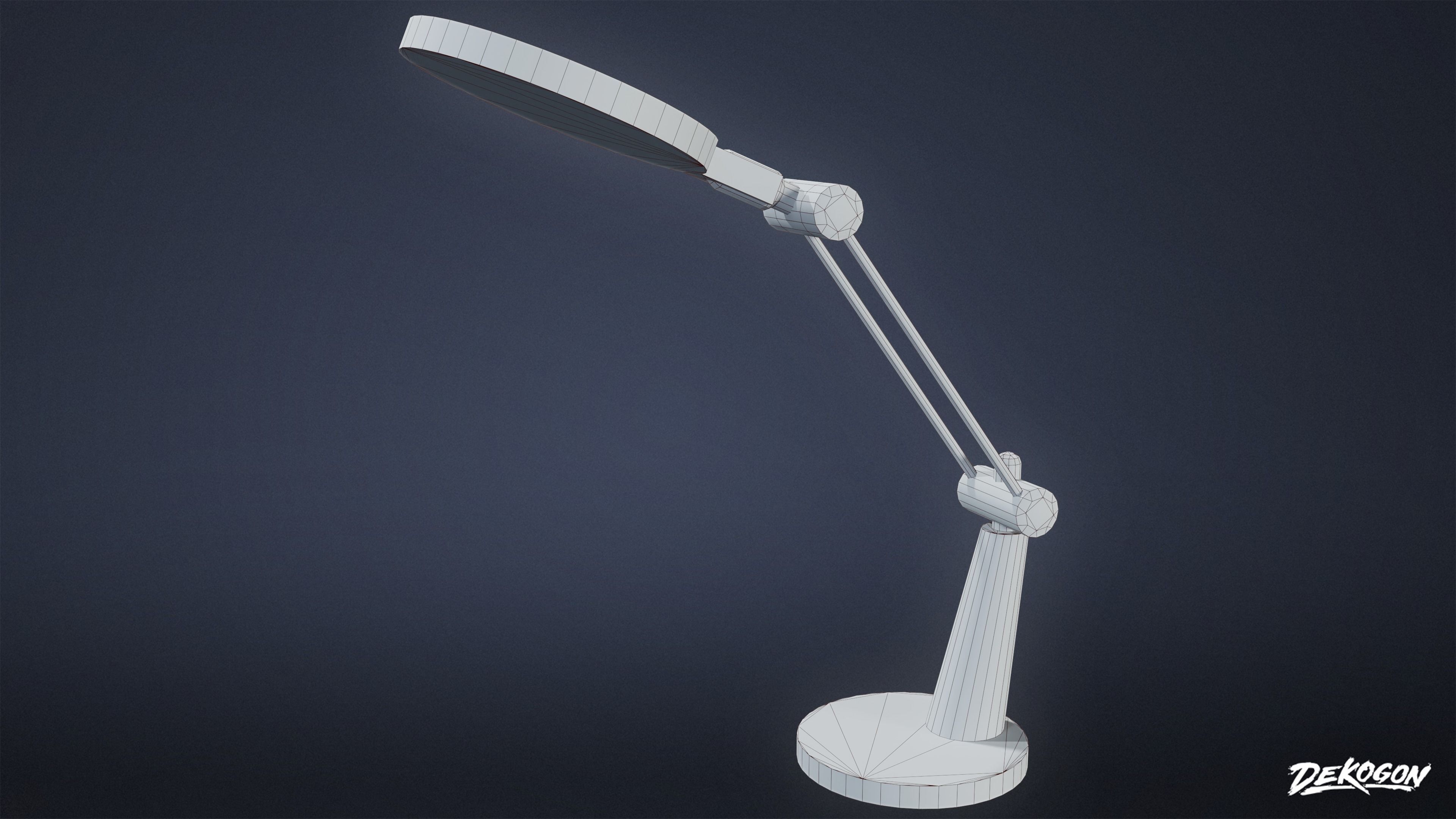 STUDIO OFFICES - Desk Light 01 - LOW POLY Low-poly 3D model_1