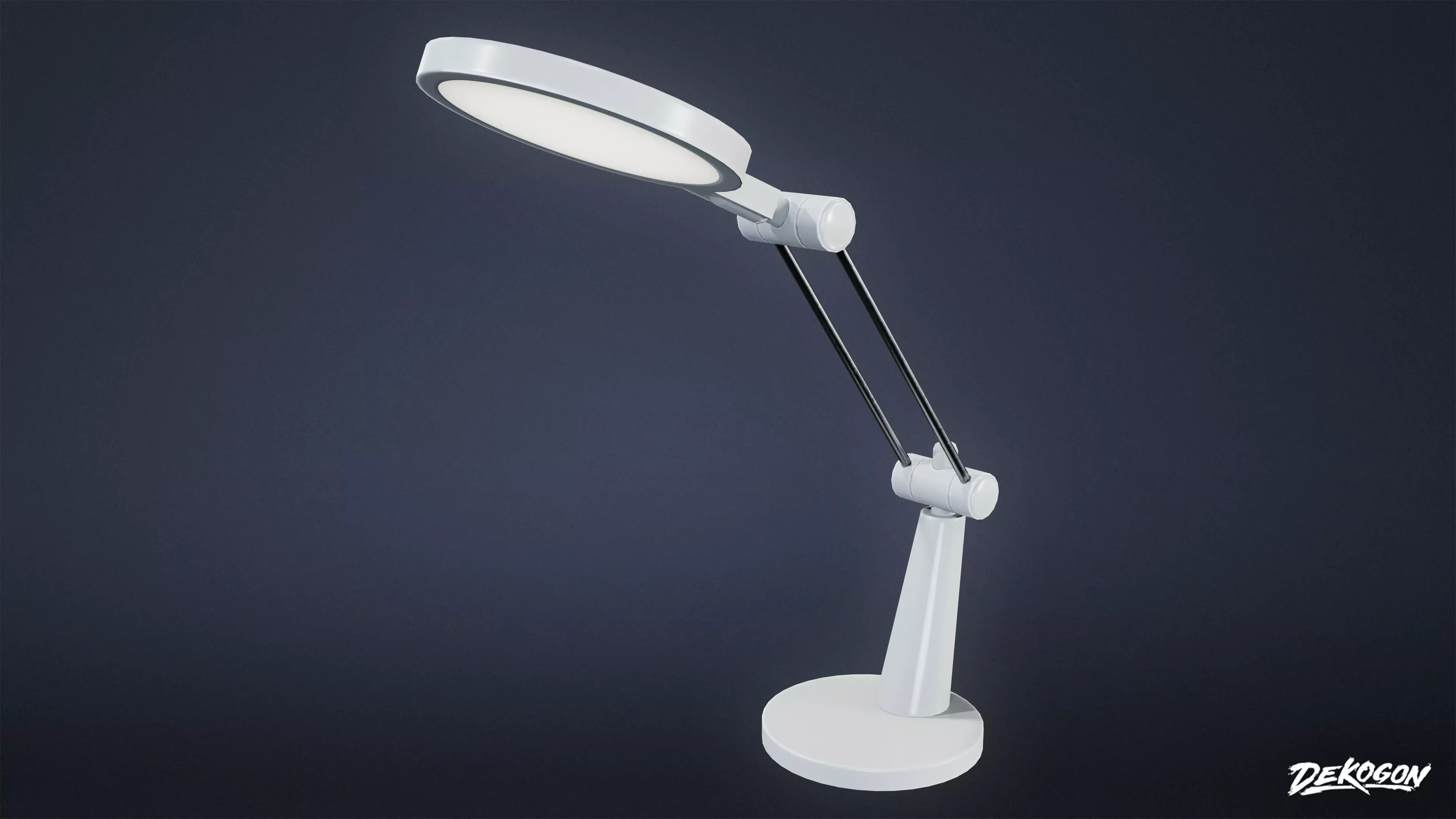 STUDIO OFFICES - Desk Light 01 - LOW POLY Low-poly 3D model_0