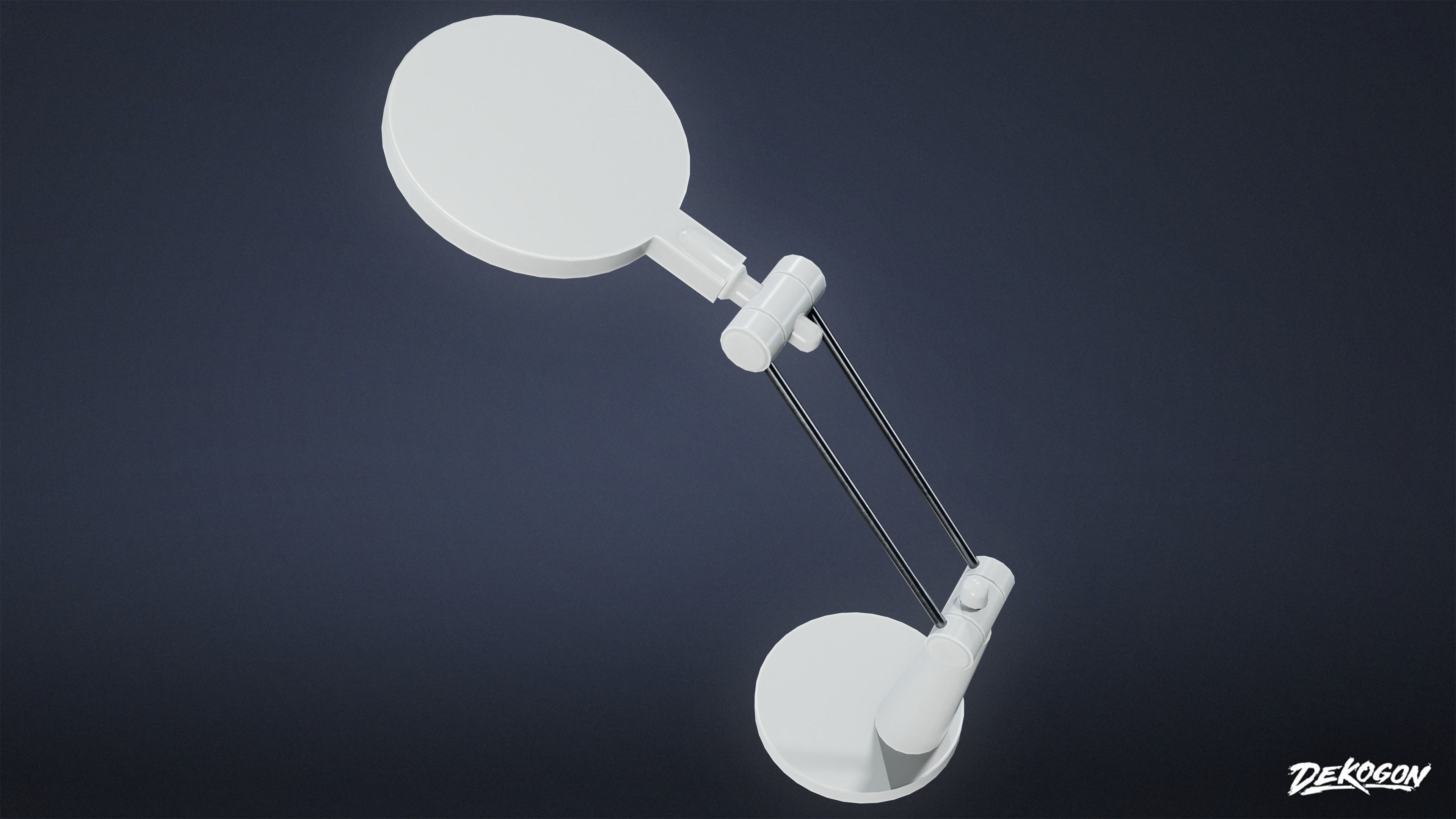 STUDIO OFFICES - Desk Light 01 - LOW POLY Low-poly 3D model_4