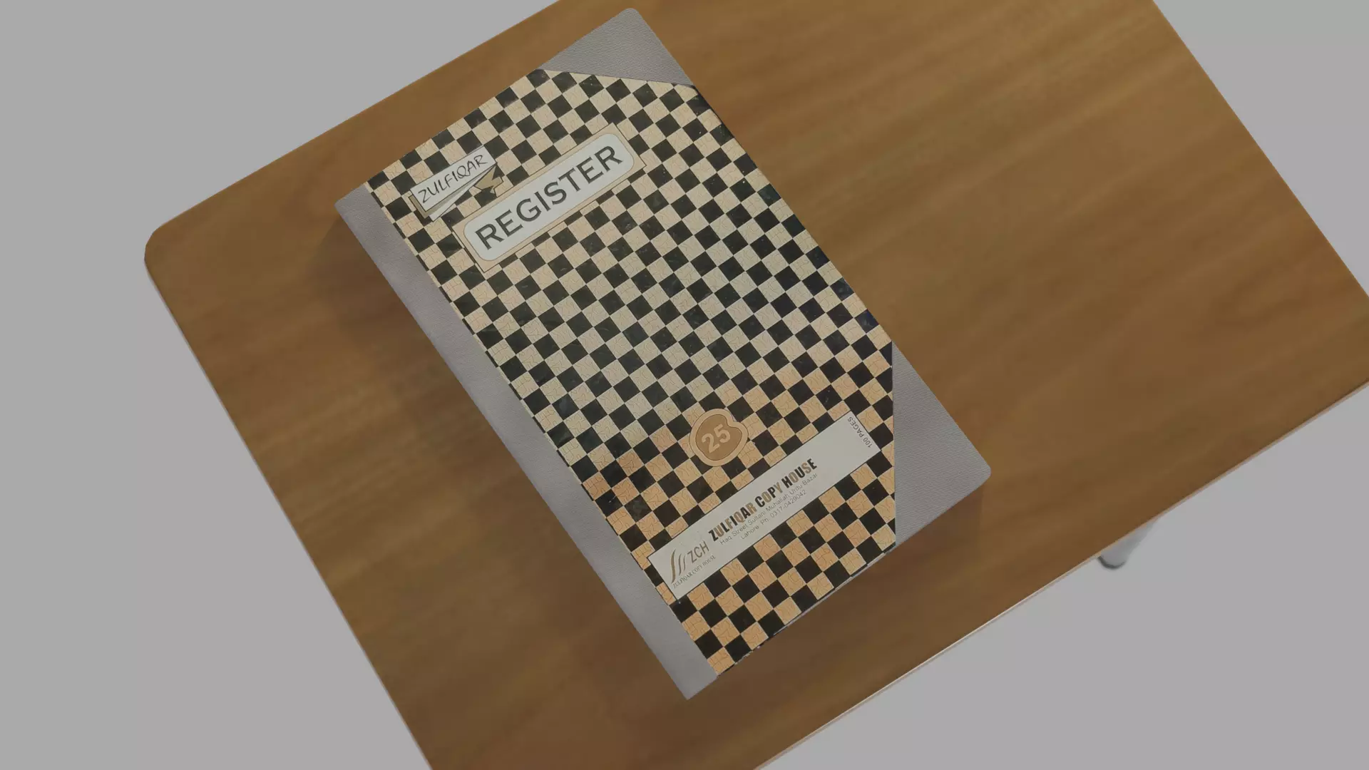 Notebook Register Free 3D model