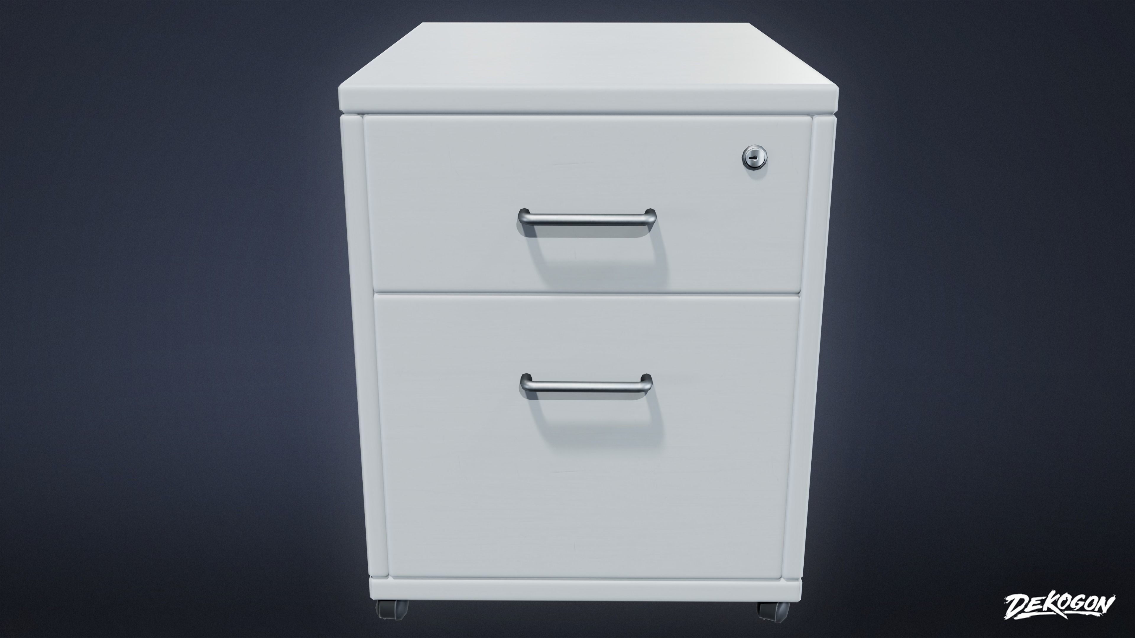 STUDIO OFFICES - Drawer 01 - LOW POLY Low-poly 3D model_3