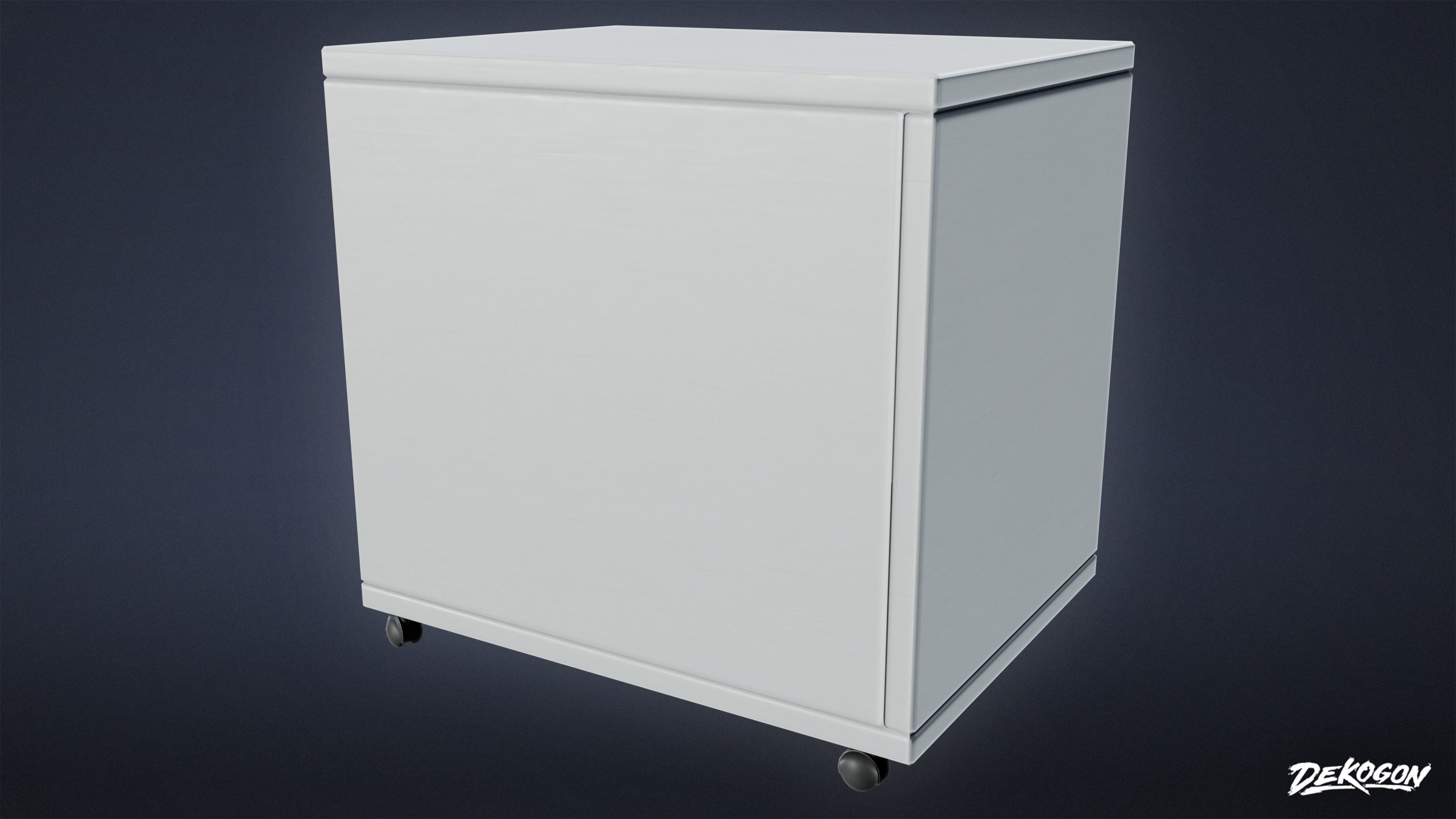 STUDIO OFFICES - Drawer 01 - LOW POLY Low-poly 3D model_4