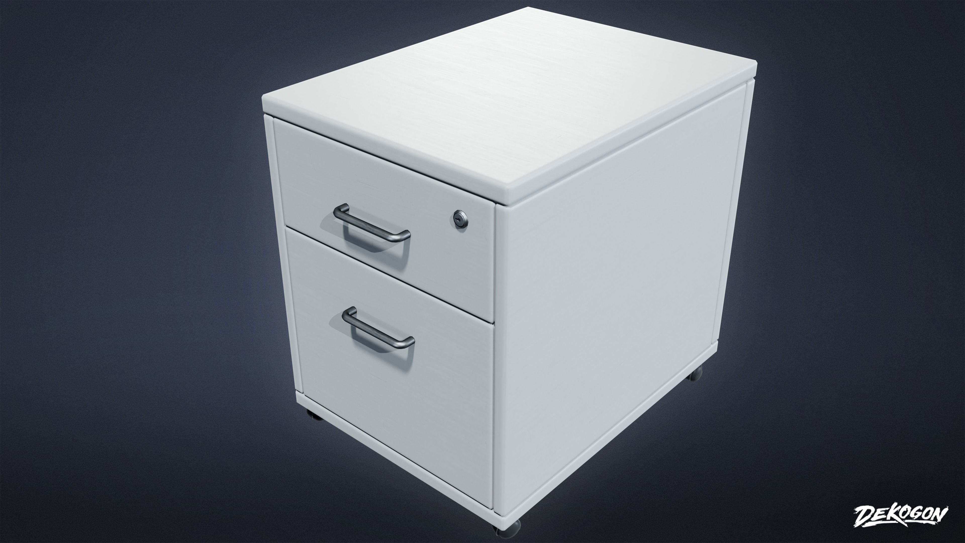 STUDIO OFFICES - Drawer 01 - LOW POLY Low-poly 3D model_5