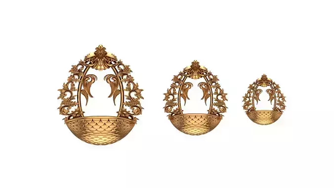 Singhasan For jewelry 3D print model 3D print model