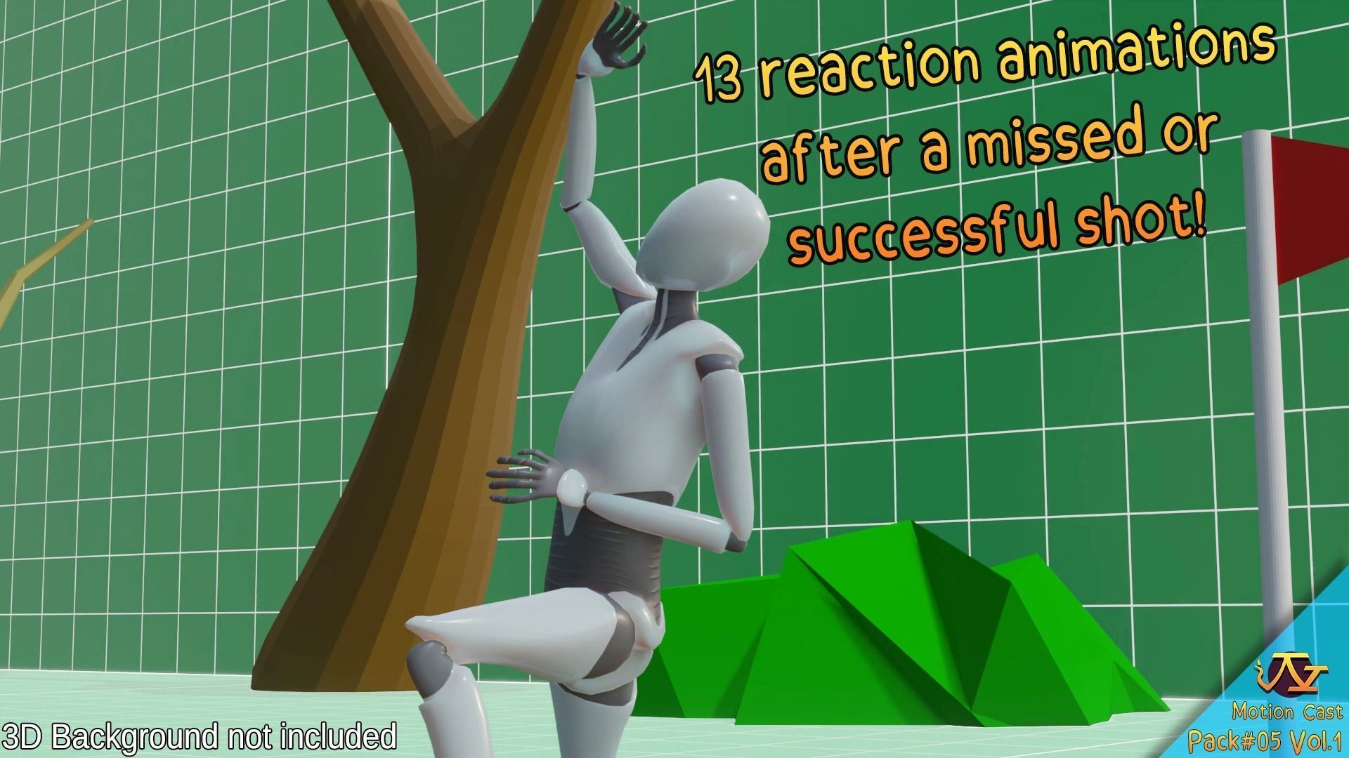 Golf animations - Motion Cast05 Vol1 3D model_5