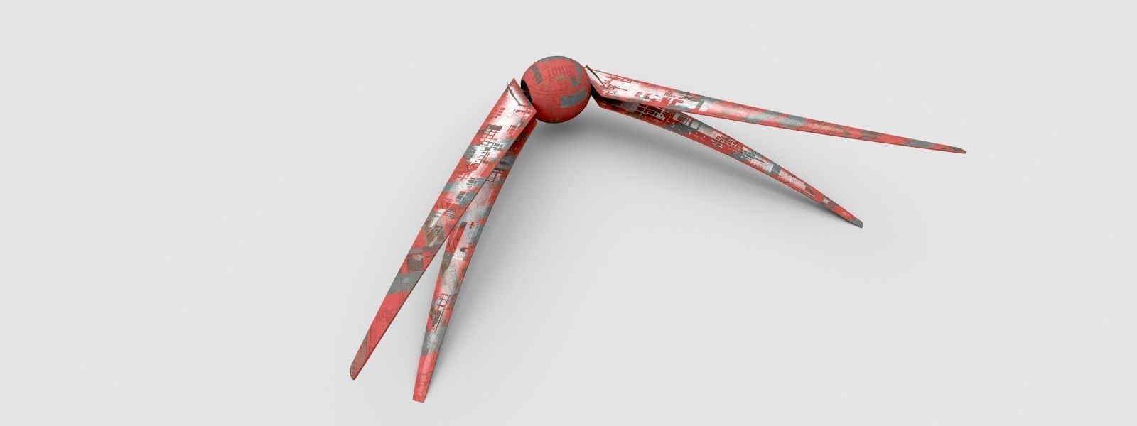 Sci-Fi Vehicle Low-poly 3D model_4