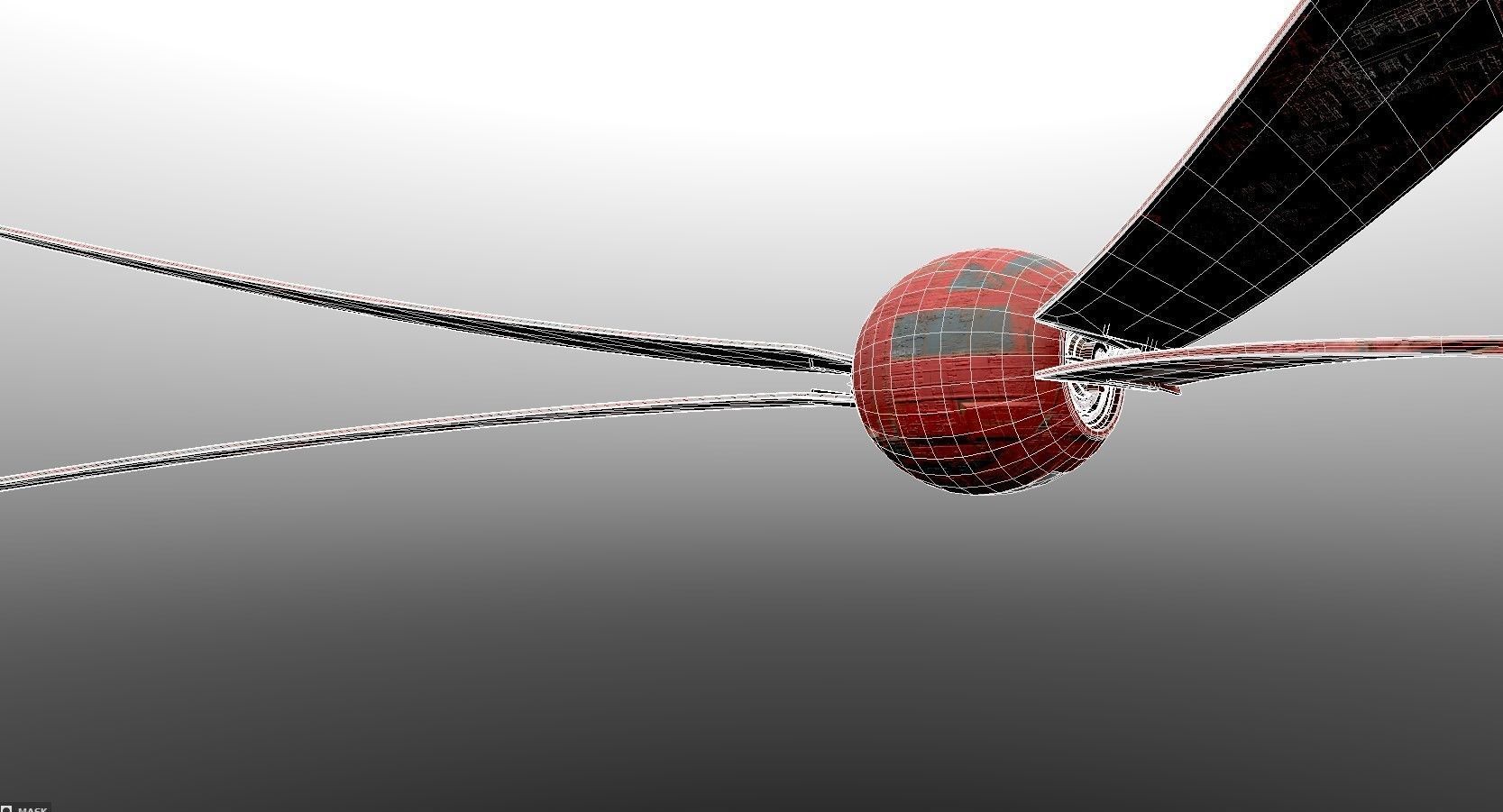 Sci-Fi Vehicle Low-poly 3D model_10