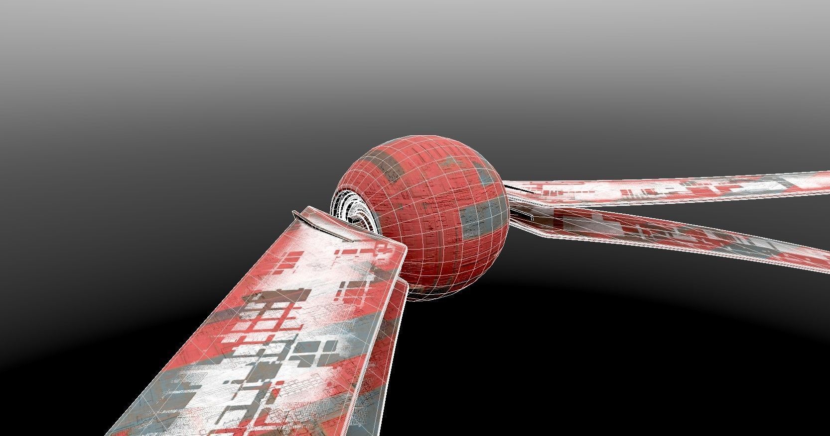 Sci-Fi Vehicle Low-poly 3D model_13