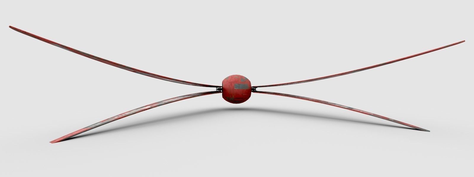 Sci-Fi Vehicle Low-poly 3D model_3