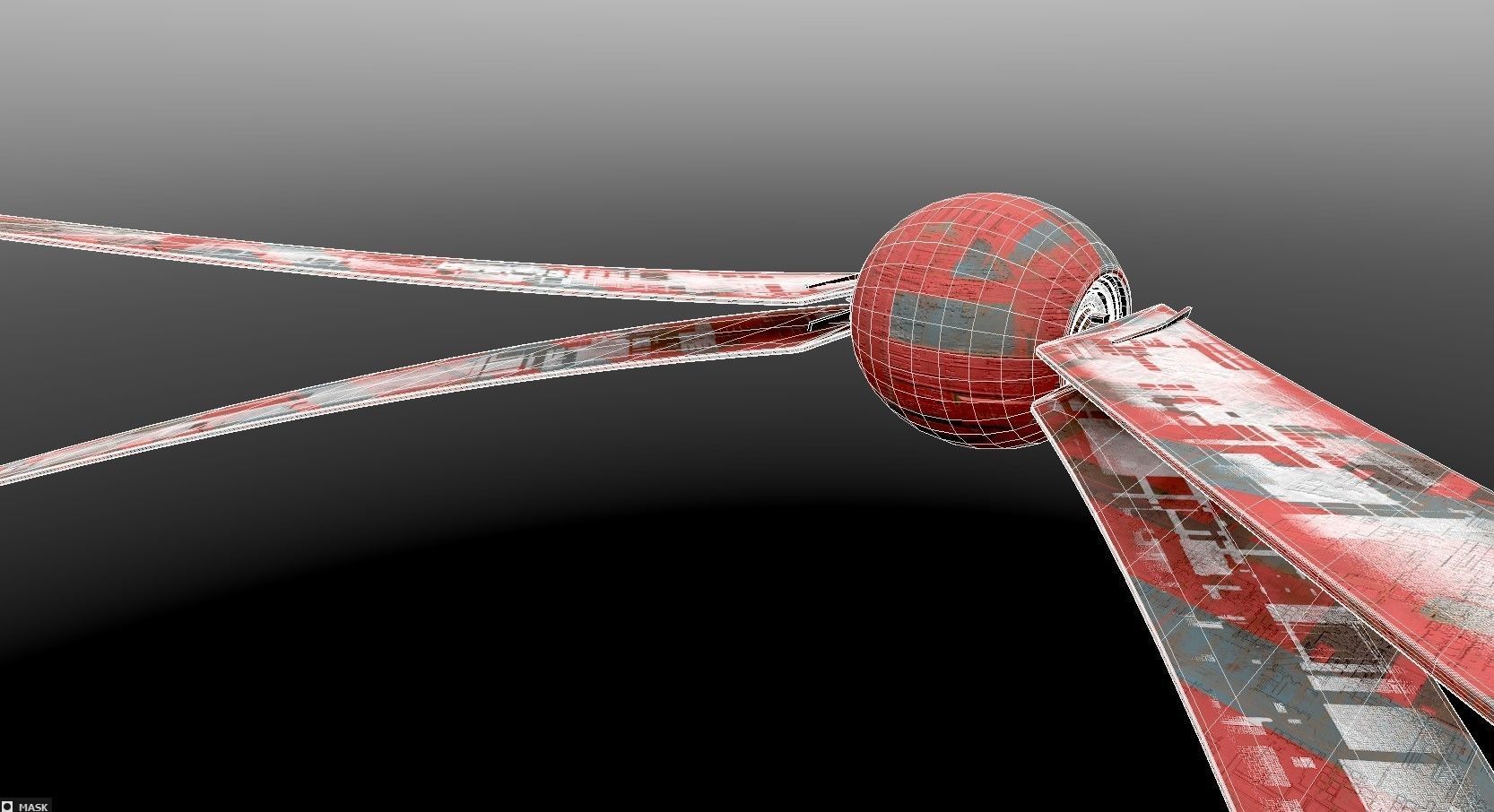 Sci-Fi Vehicle Low-poly 3D model_11