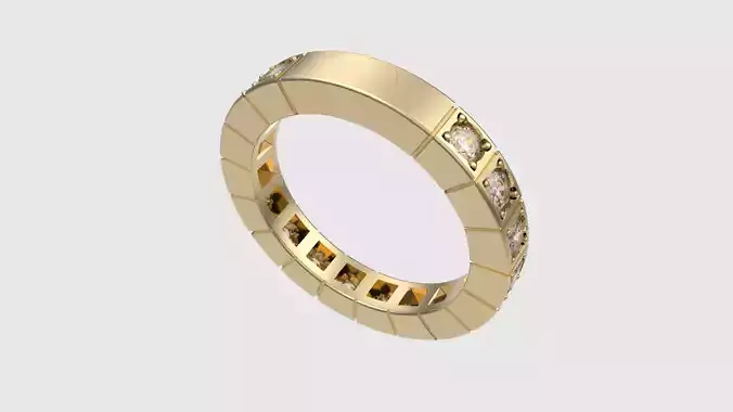 Modern Eternity Band Ring JDBCo 3D print model