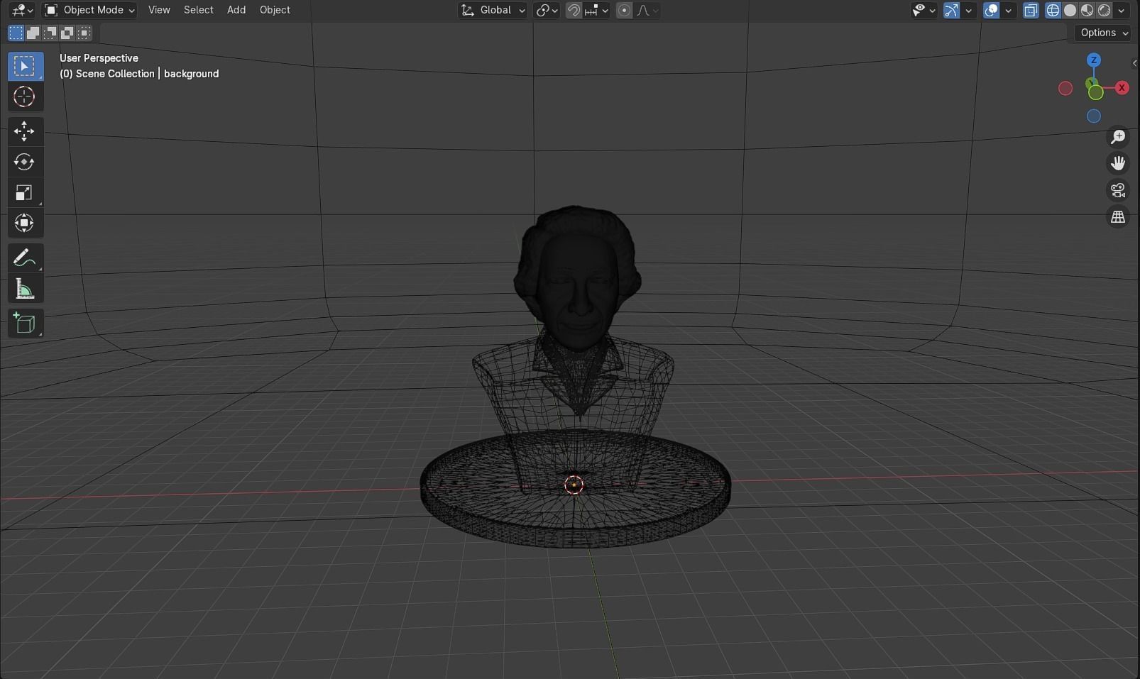 Hannah Arendt 3D model_30