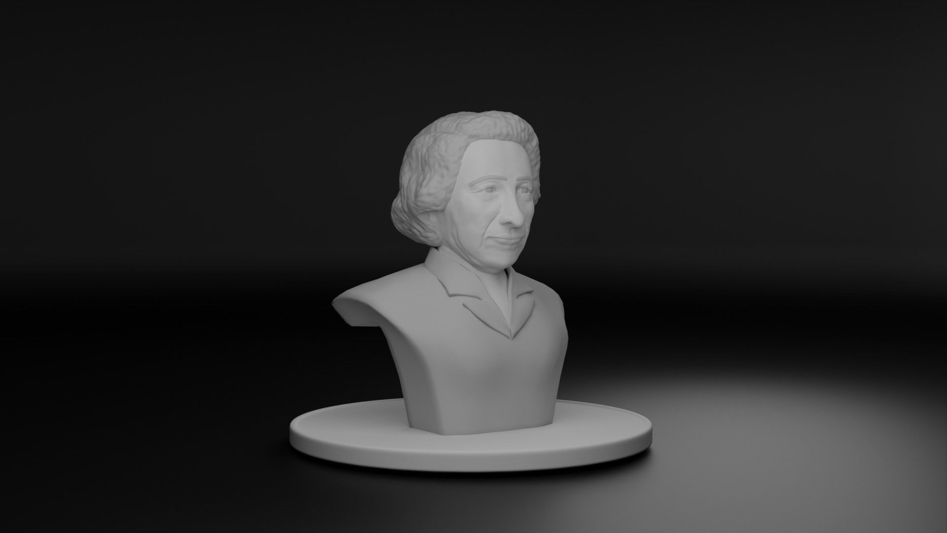 Hannah Arendt 3D model_2
