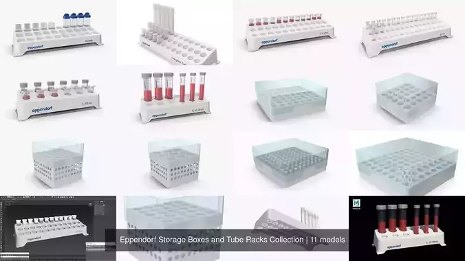Eppendorf Storage Boxes and Tube Racks Collection