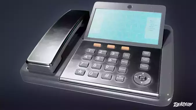 STUDIO OFFICES - Office Phone 01 - LOW POLY