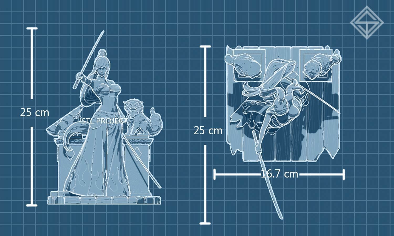 Erza Scarlet 3D print model_4