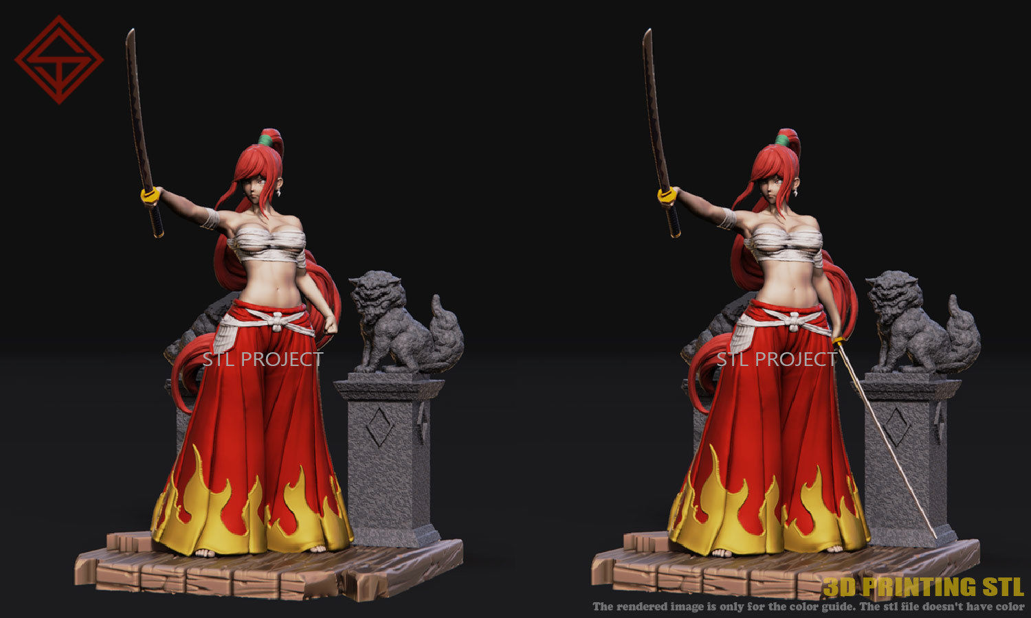 Erza Scarlet 3D print model_1