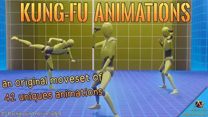 Kung-Fu animations - Motion Cast06 Vol1