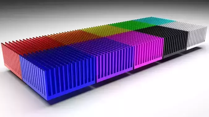 Colored Chipset Radiators Set