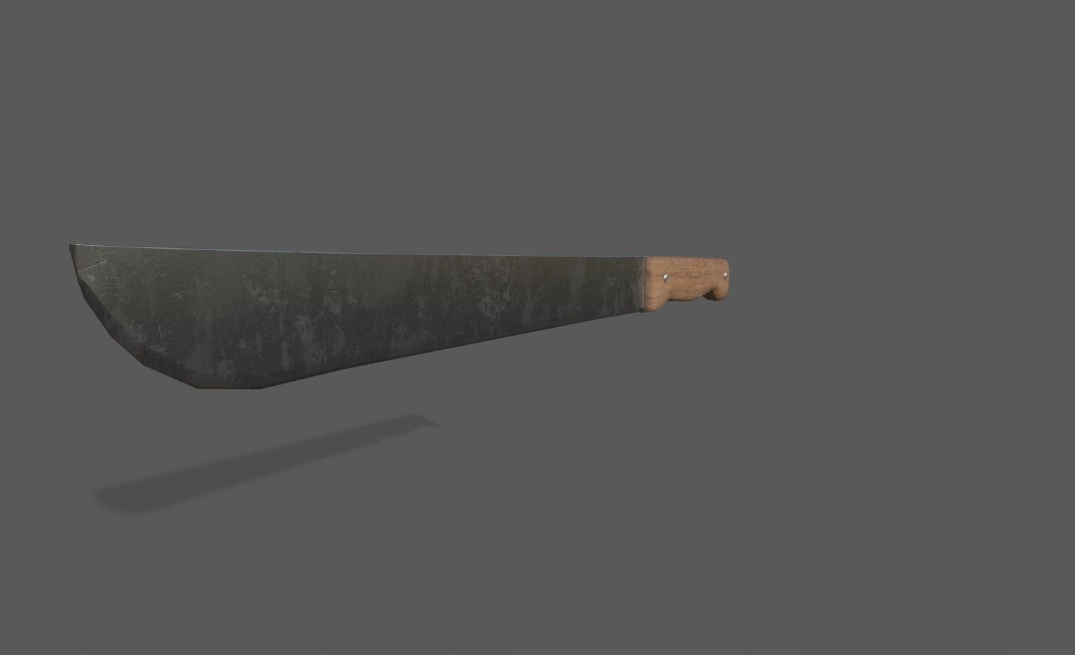 Machete Free low-poly 3D model_1