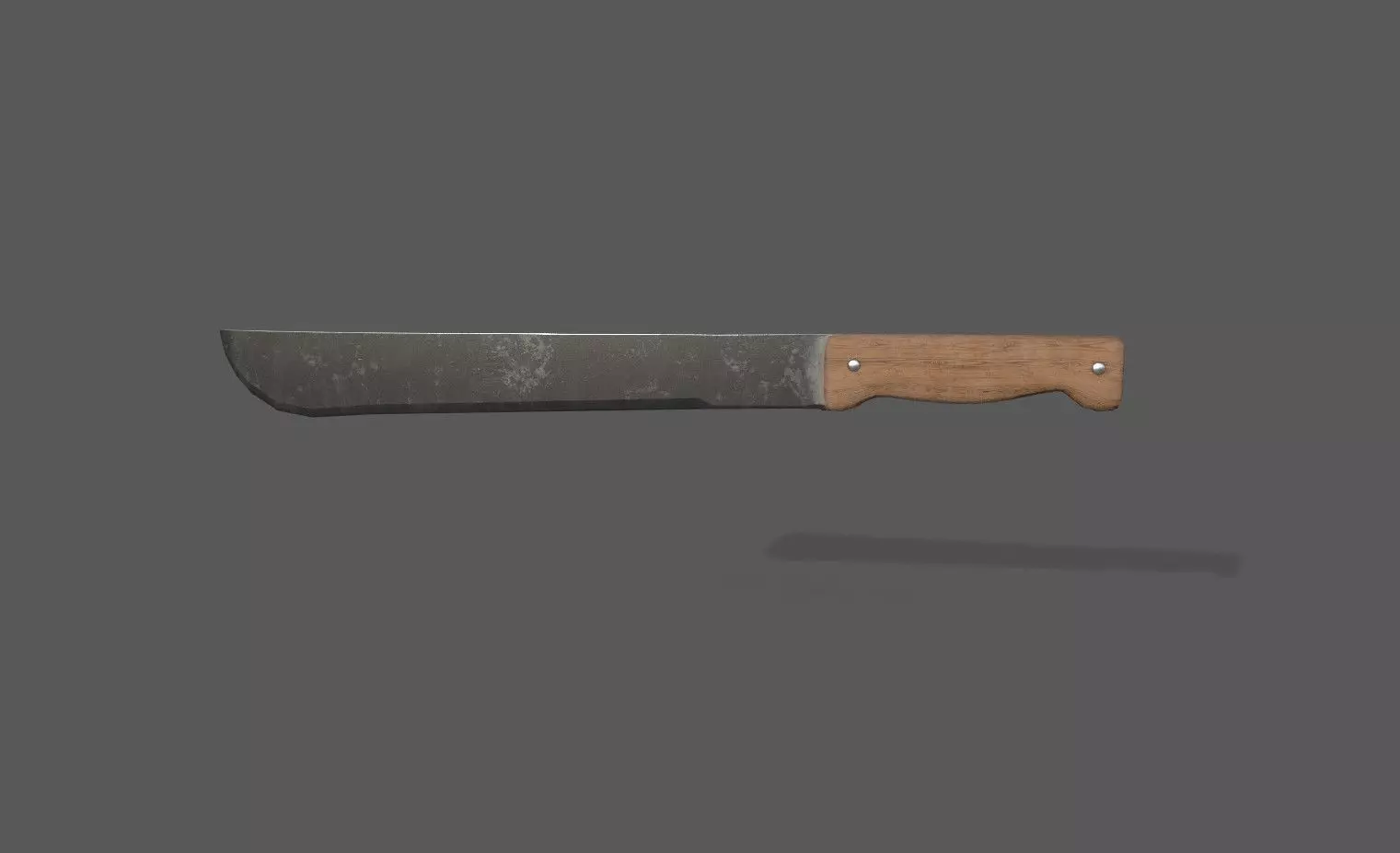 Machete Free low-poly 3D model_0
