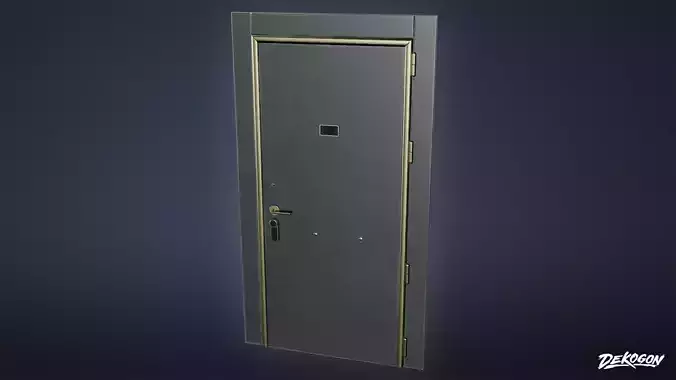 STUDIO OFFICES - Security Door 01 - LOW POLY