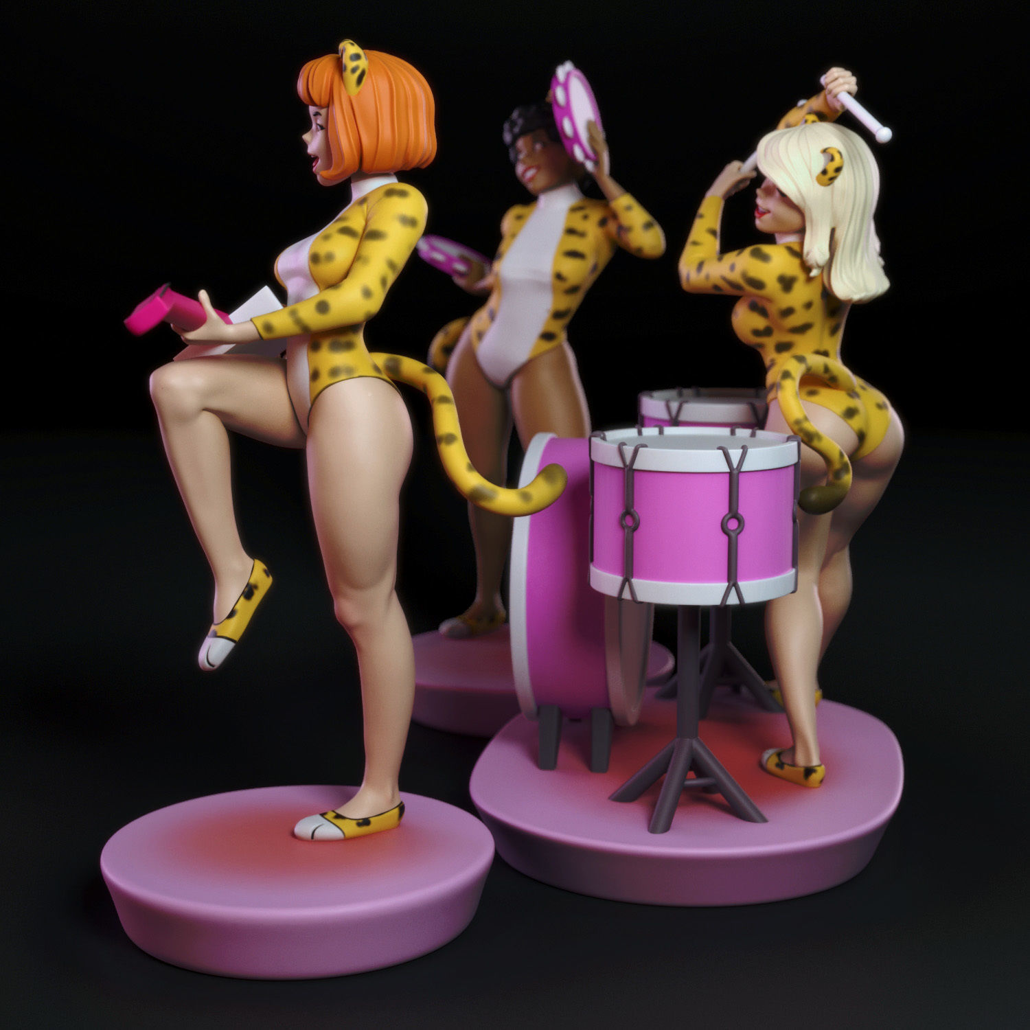 Josie and the Pussycats 3D print model_4