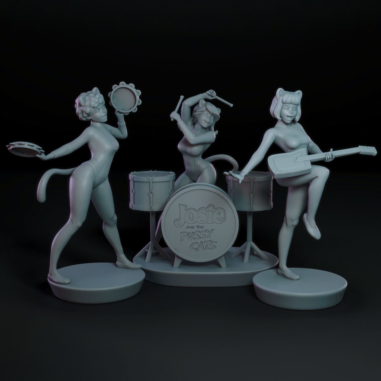 Josie and the Pussycats 3D print model_9