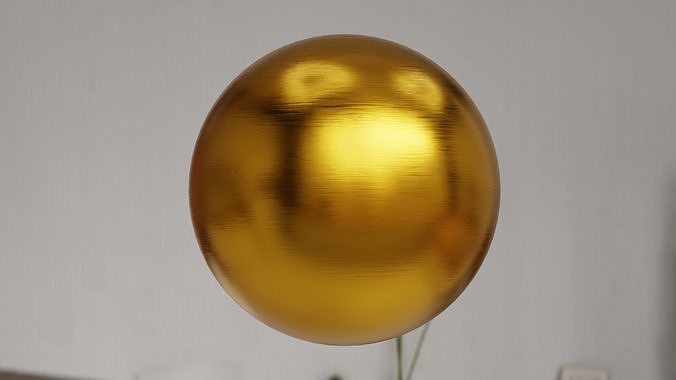 Brushed Gold Procedural Material Texture
