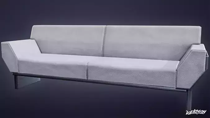STUDIO OFFICES - Sofa Chair 01 - LOW POLY