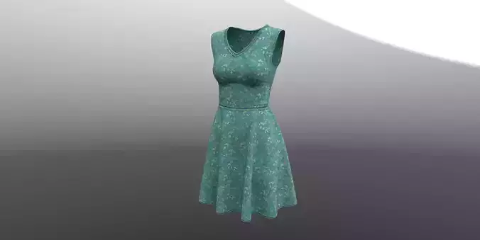 Female Dress PBR 4k