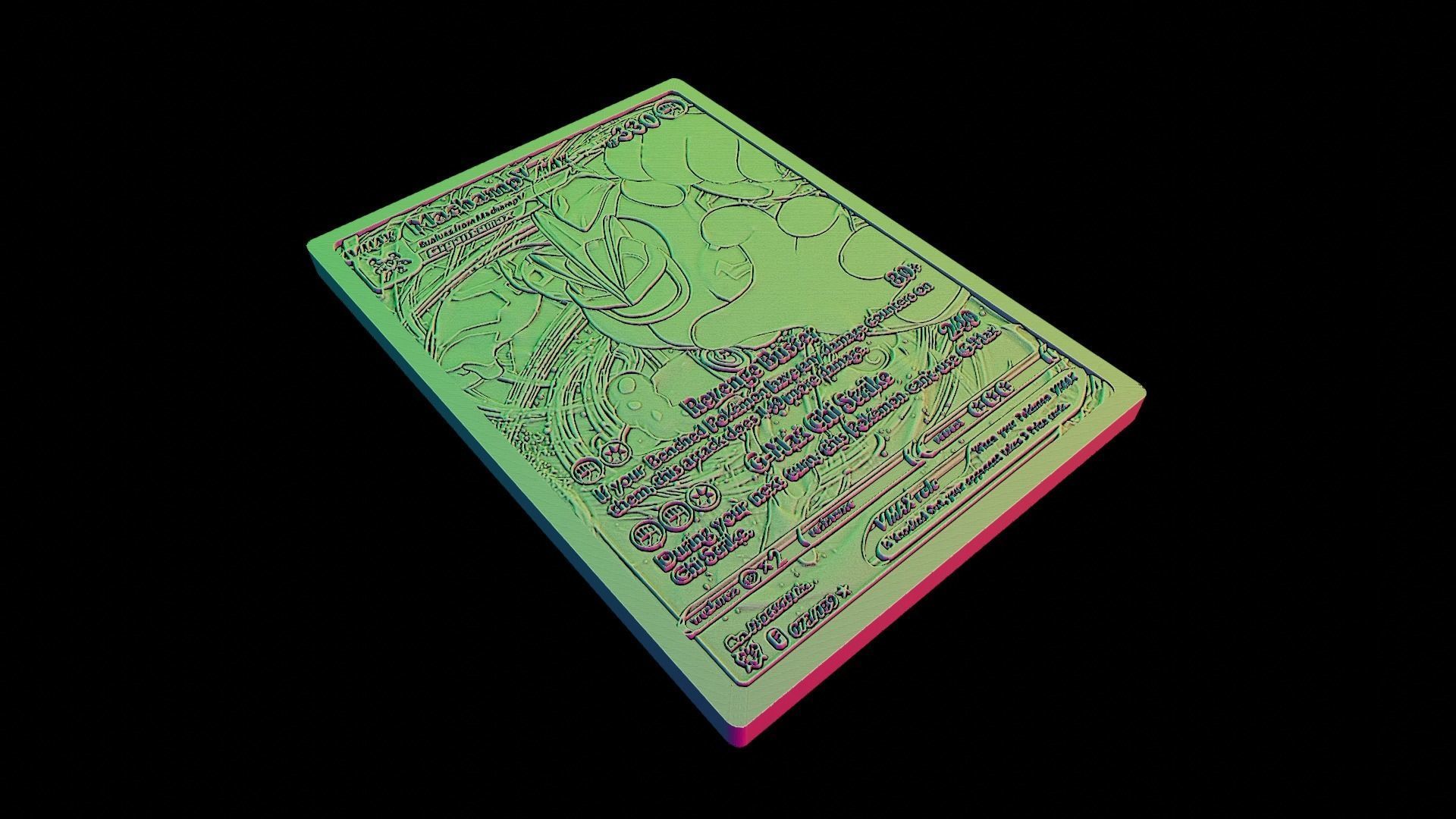 MACHAMP V MAX POKEMON 3D print model_3