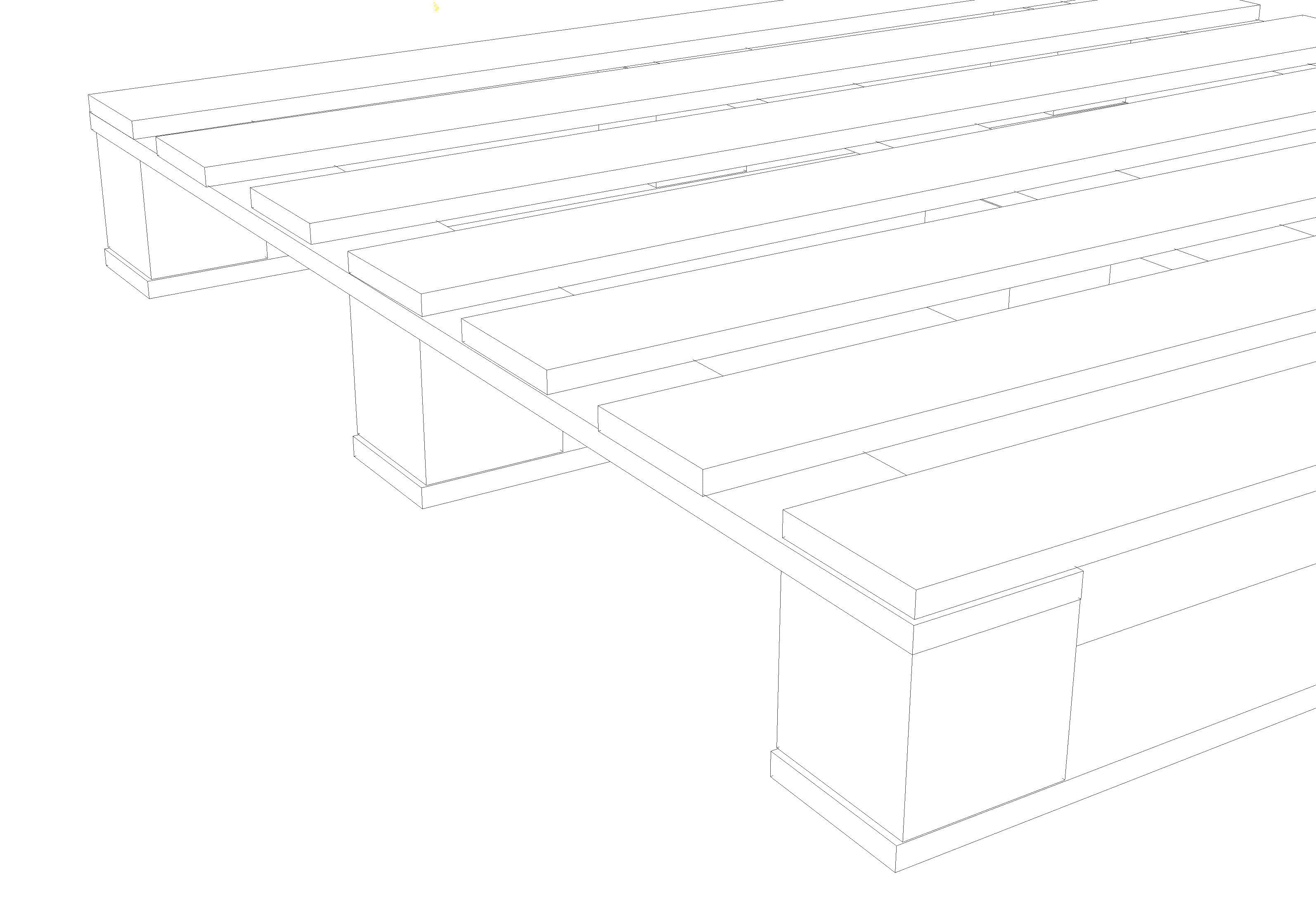 Wooden Warehouse Palette 3D model_7