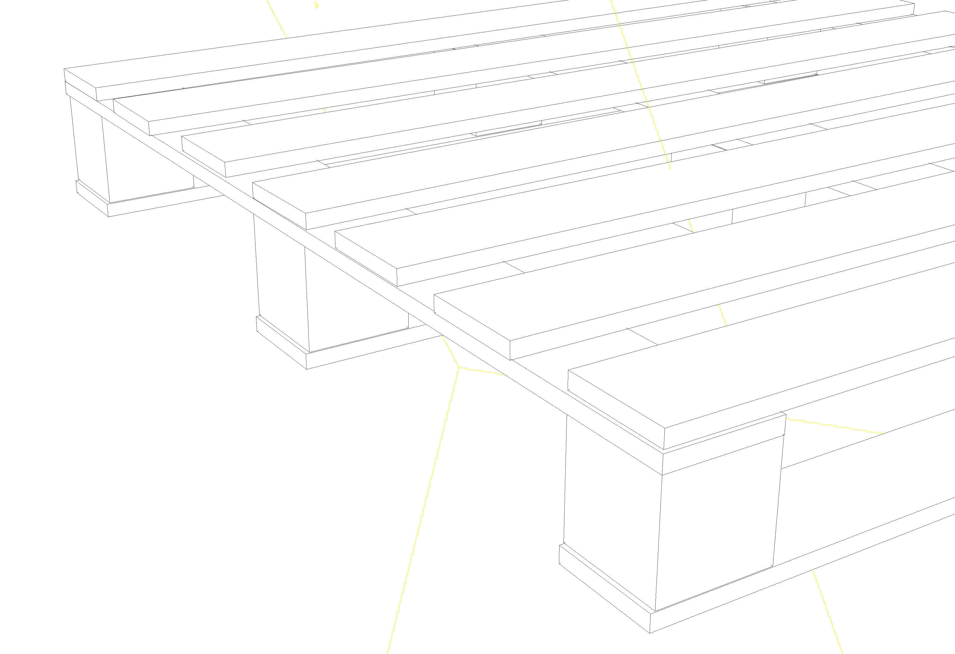 Wooden Warehouse Palette 3D model_10
