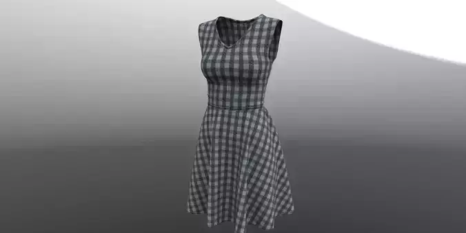 Female Dress PBR 4k