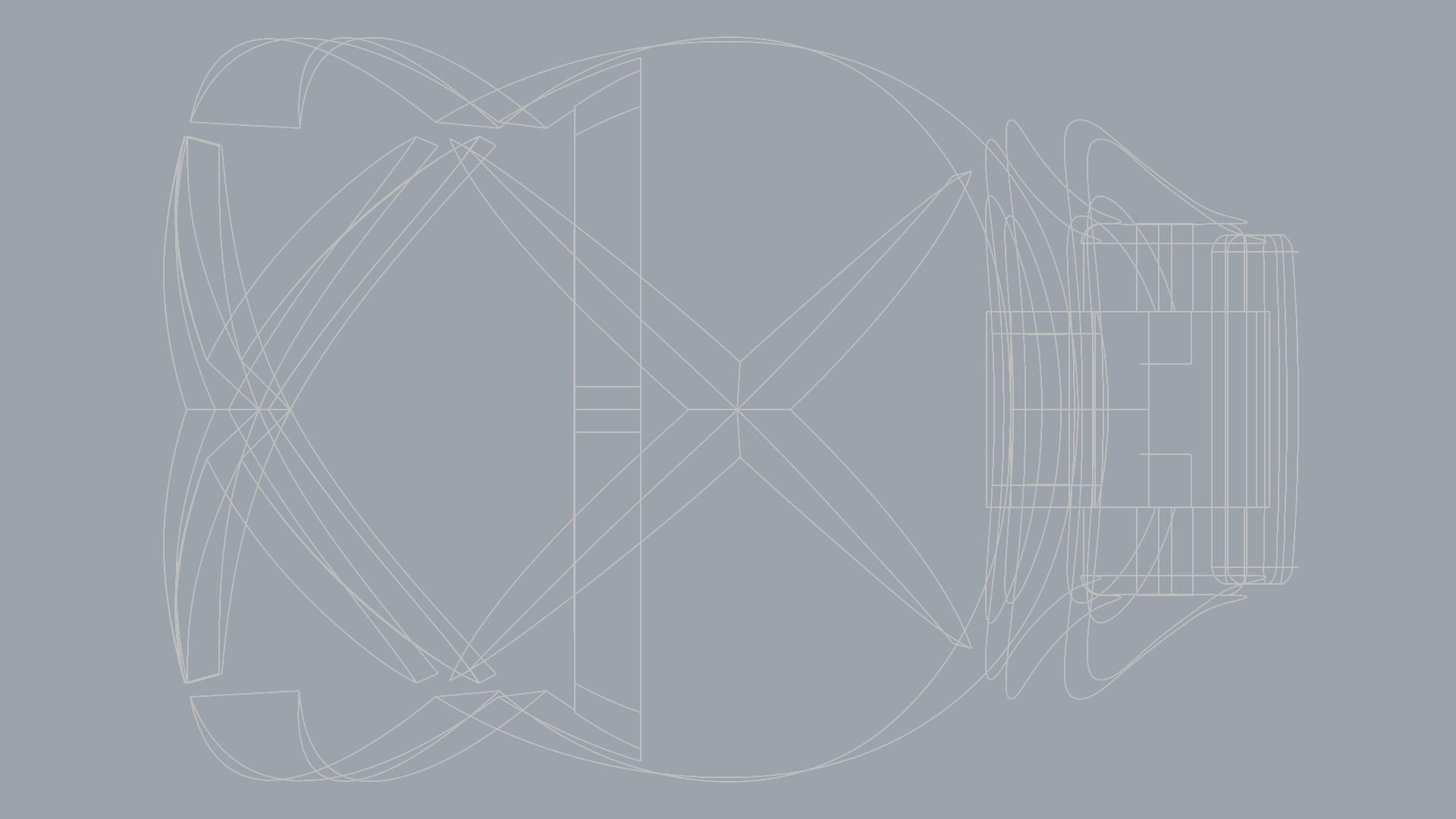 Geometric X-Shape Earrings JDBCo 3D print model_12