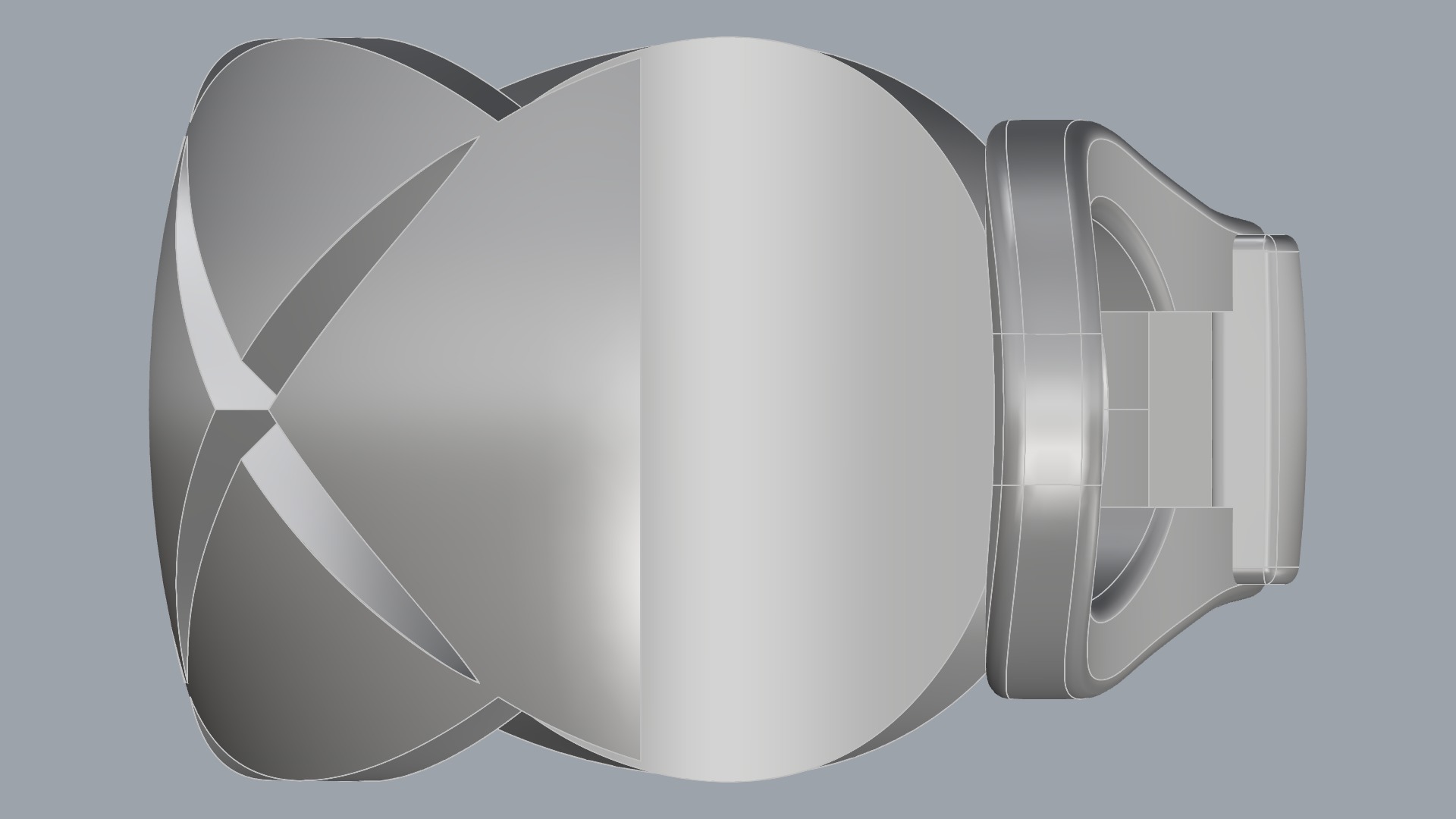 Geometric X-Shape Earrings JDBCo 3D print model_8