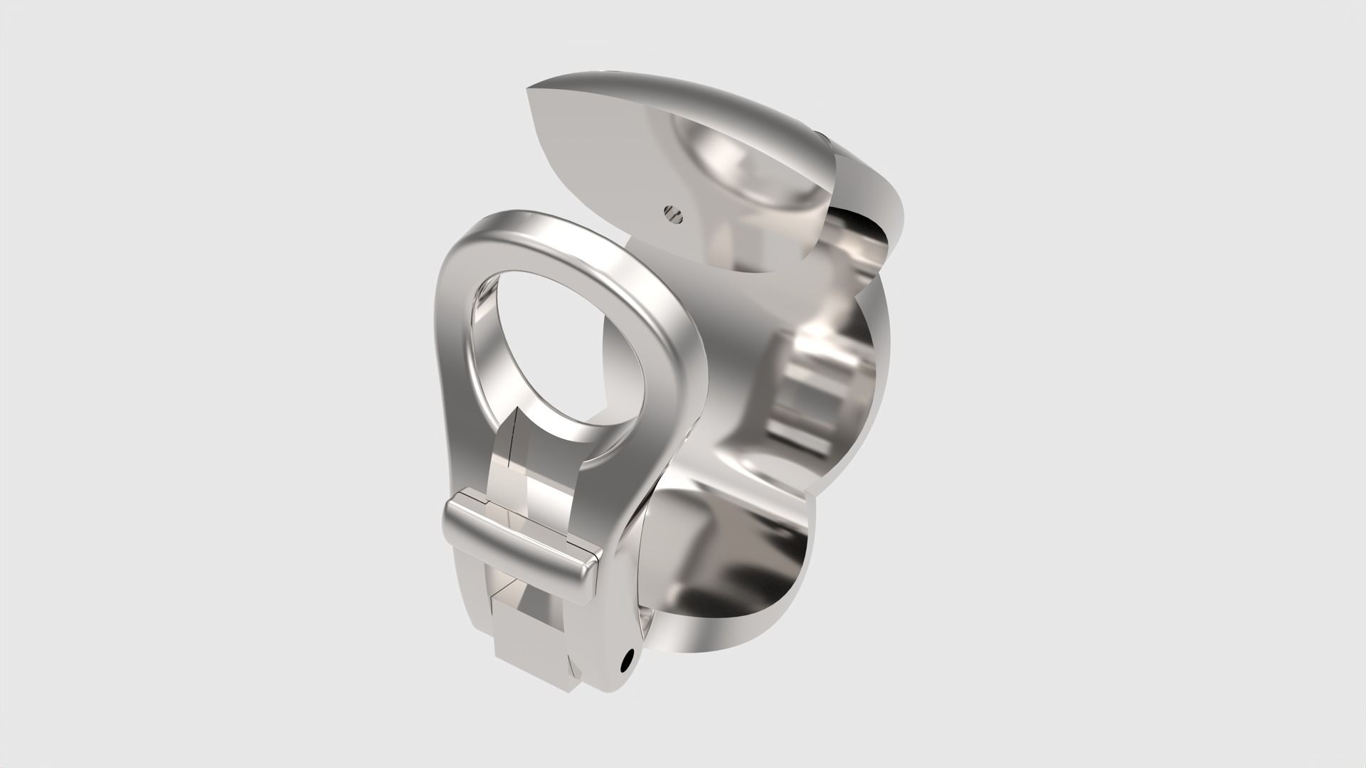 Geometric X-Shape Earrings JDBCo 3D print model_24