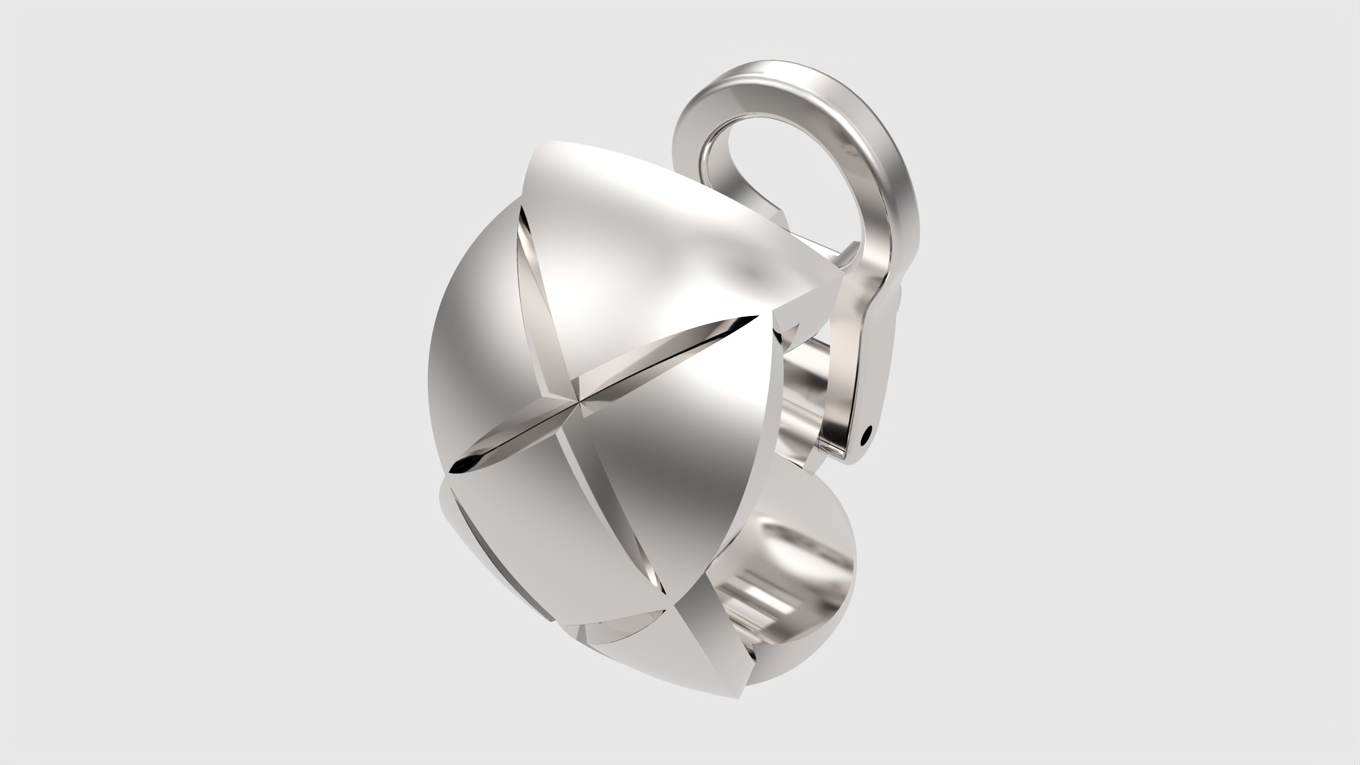 Geometric X-Shape Earrings JDBCo 3D print model_31