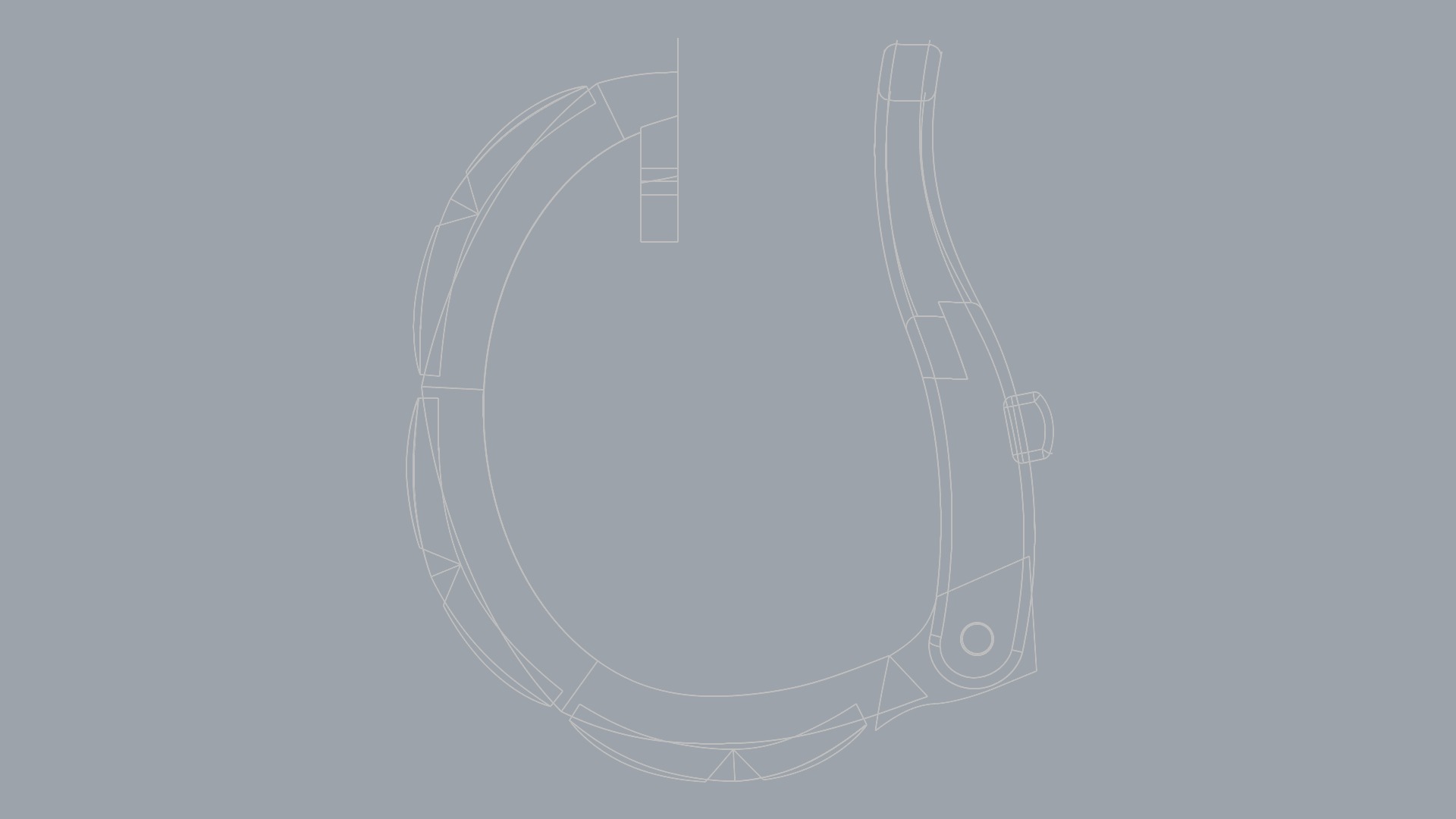 Geometric X-Shape Earrings JDBCo 3D print model_10